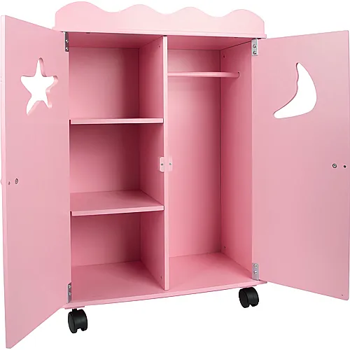 Puppenschrank Pink