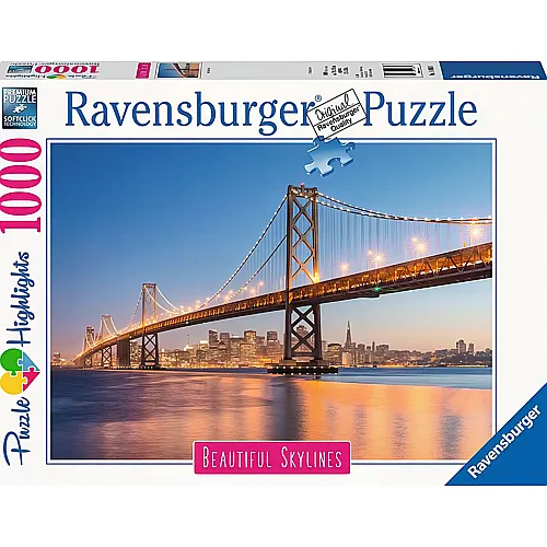 Ravensburger Puzzle Beautiful Skylines San Francisco (1000Teile)
