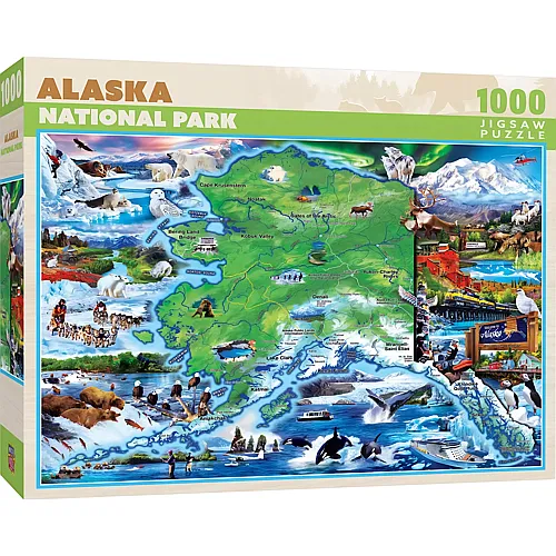 Master Pieces Puzzle National Parks - Alaska (1000Teile)