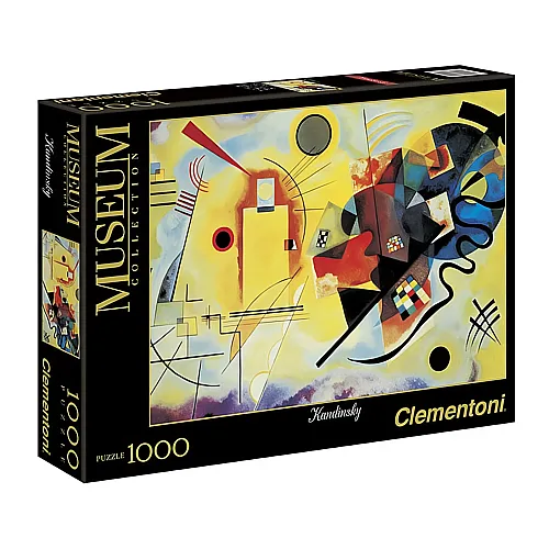 Clementoni Puzzle Museum Collection Kandisky Gelb, Rot, Blau (1000Teile)
