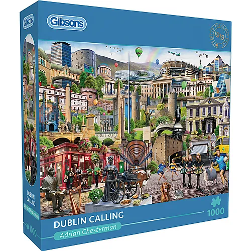 Gibsons Puzzle Adrian Chesterman Dublin Ruft - 1000 Teile