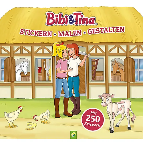 Bibi & Tina - Stickern, Malen, Gestalten
