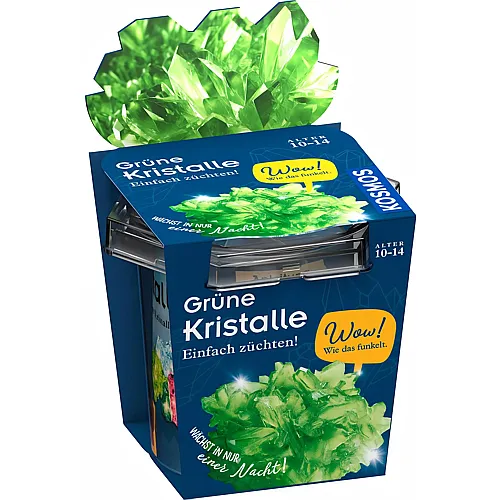 Kosmos Gr�ne Kristalle selbst z�chten
