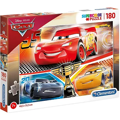 Clementoni Puzzle Supercolor Disney Cars 3 - 180 Teile