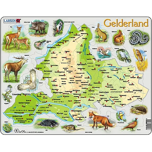 Larsen Puzzle Gelderland - 61 Teile
