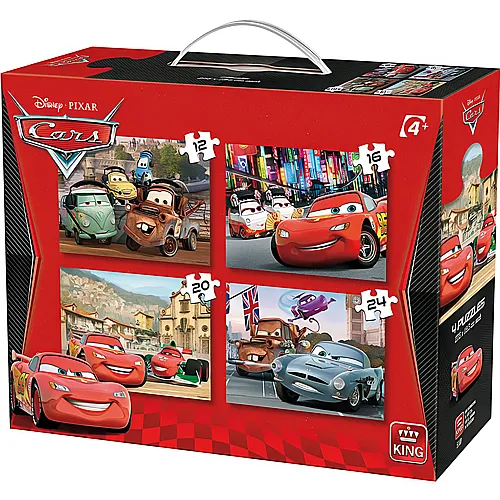 King Puzzle Disney Cars (12-16-20-24)