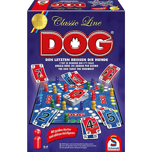Schmidt Spiele Dog Classic Line, Extra grosse Spielfiguren
