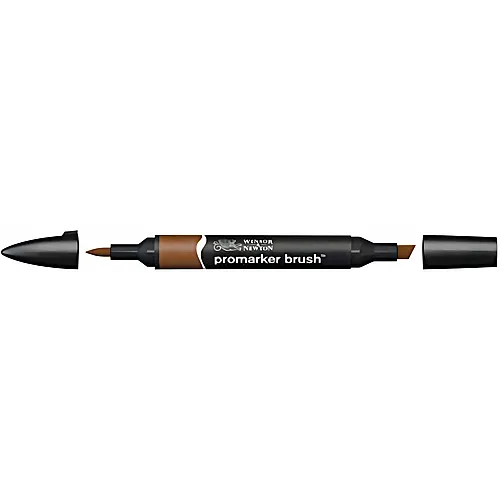 Winsor & Newton Promarker Brush mit 2 Spitzen Siena Gebrannt