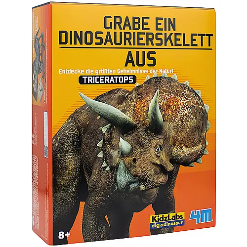 Dinosaurier Ausgrabung - Triceratops mult