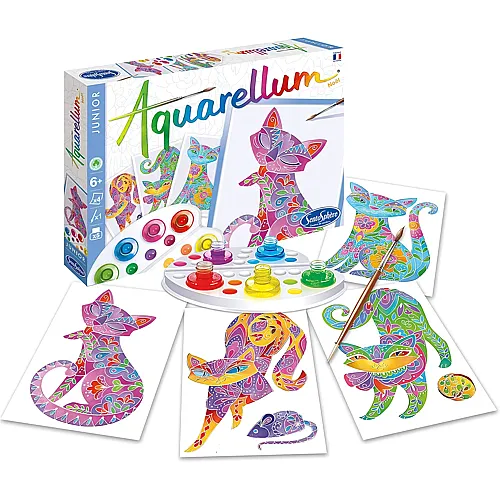 Aquarell-Mal-Set Katzen
