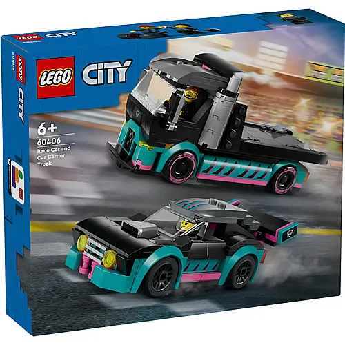 LEGO City Autotransporter mit Rennwagen (60406)