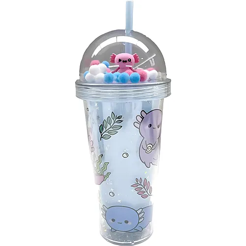 Puckator Doppelwandiger Becher Maddie der Axolotl