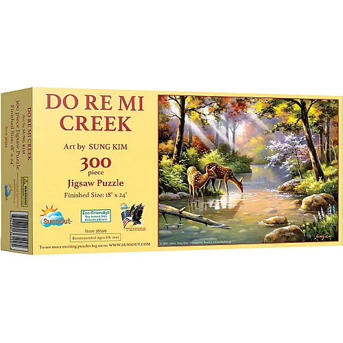 SunsOut Puzzle Sung Kim Doe Re Me Creek - 300 Teile