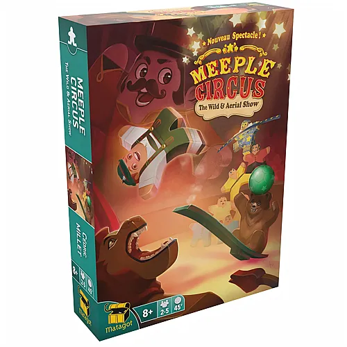 Matagot Meeple Circus Extension The Wild Animals And Aerial Show (fr