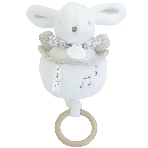 Doudou et Compagnie Musikspieluhr Hase Weiss - 20 cm