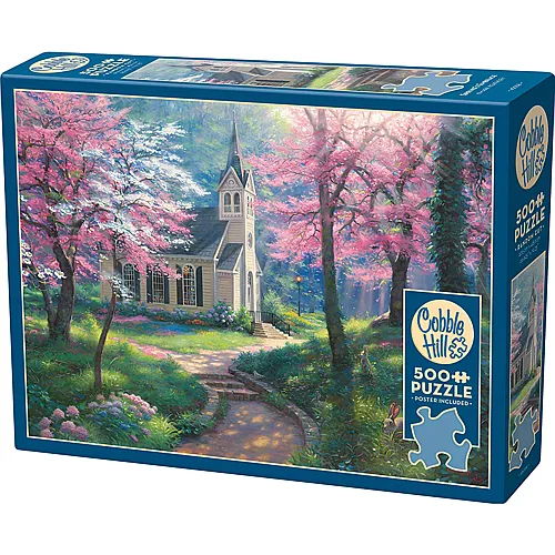 Cobble Hill Puzzle Kirche Fr�hling - 500 Teile