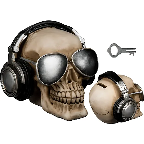 Spardose Totenkopf