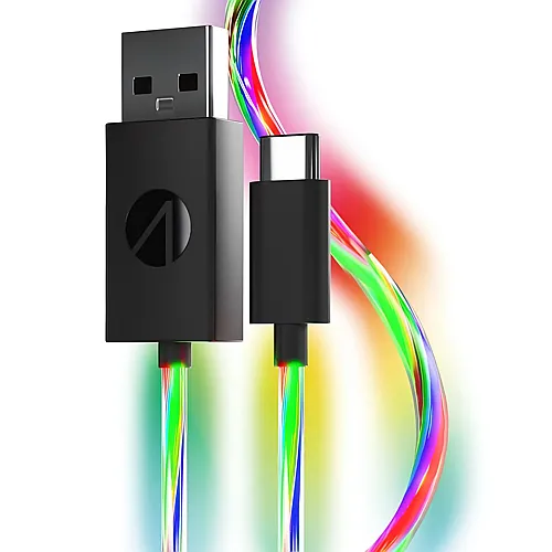 Light Up Twin Charging Cables UBS-C 2 x 2m PS5/NSW/Mobile