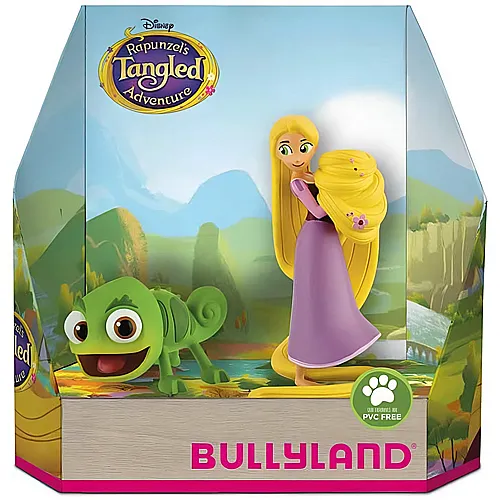 Bullyland Rapunzel und Pascal Grn