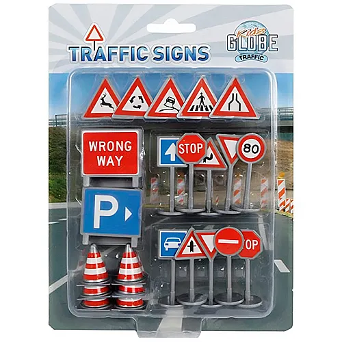 Kids Globe Traffic Verkehrszeichen Set (25Teile)