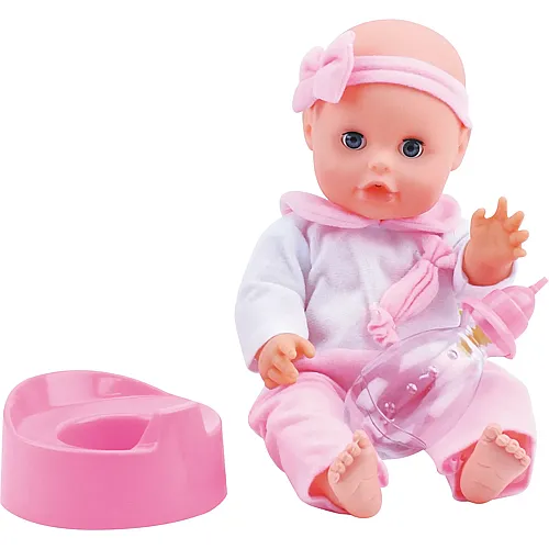 Puppe trinkt und geht aufs T�pfchen 33cm