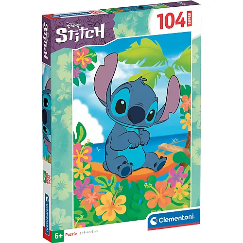 Clementoni Puzzle Lilo & Stitch Stitch (104Teile)
