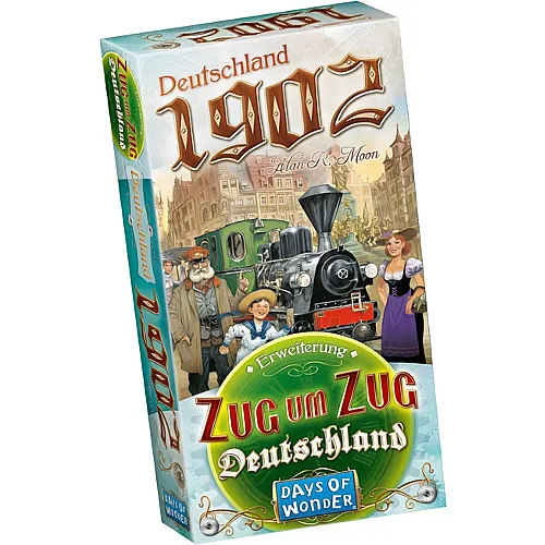 Asmodee Spiele Zug um Zug Deutschland 1902 - Erweiterung