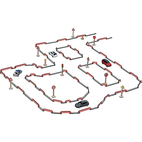 Goki Spielset Strassenbau Flexi Roads 135 Teile