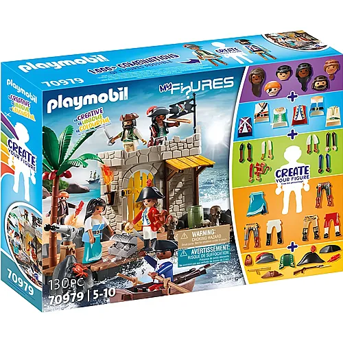 PLAYMOBIL My Figures: Island of the Pirates (70979)