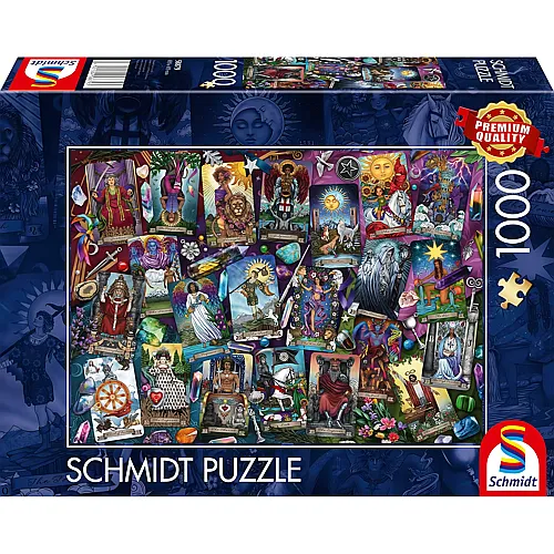 Schmidt Puzzle Geheimnisvolle Tarotkarten - 1000 Teile