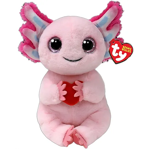 Ty LOCKY AXOLOTL - BEANIE BELLIES - REG - VAL 2024