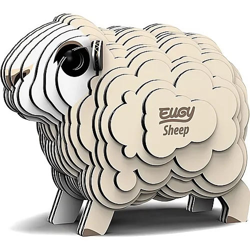 Eugy 3D Karton Figuren Schaf
