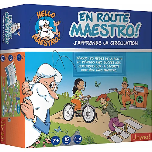 Upyaa Rallye Quizz EN Route Maestro ! J'apprends LA Circulation (F