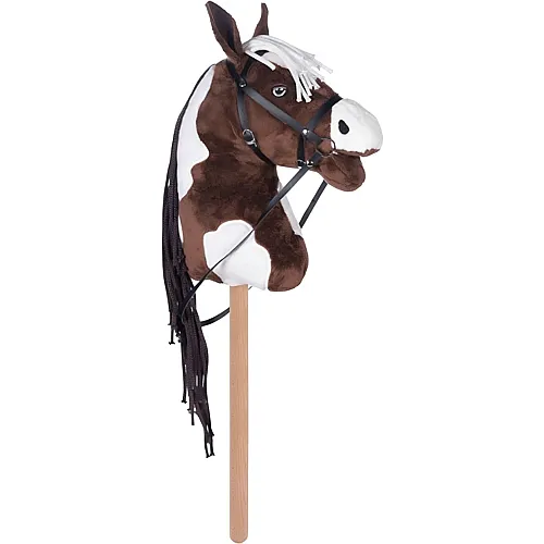 HKM Kids Hobby Horsing Steckenpferd Braun/Weiss