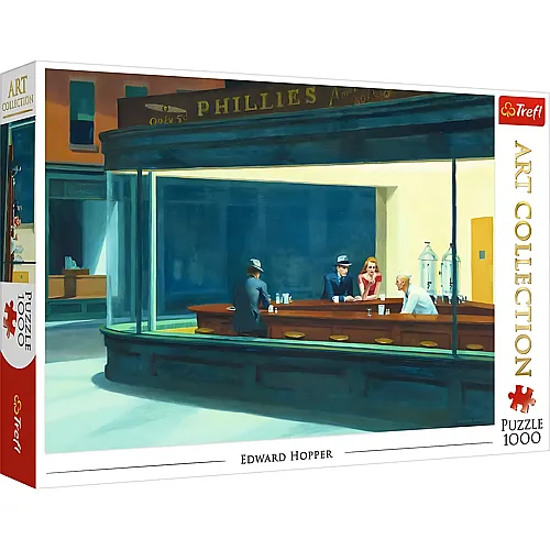 Trefl Puzzle Art Collection Edward Hopper - Nighthawks - 1000 Teile