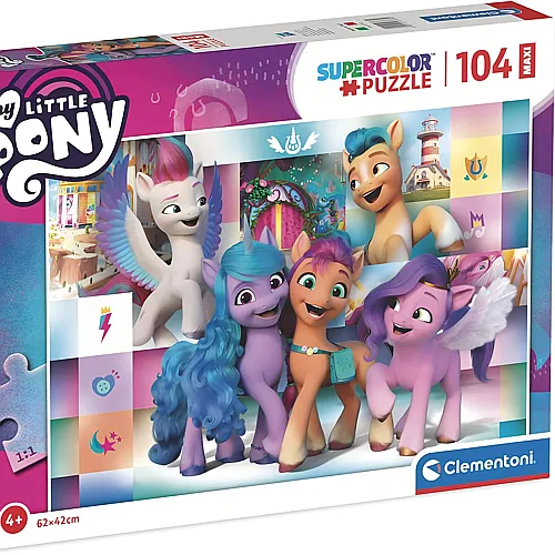 Clementoni Puzzle Supercolor My Little Pony Spass (104Teile)
