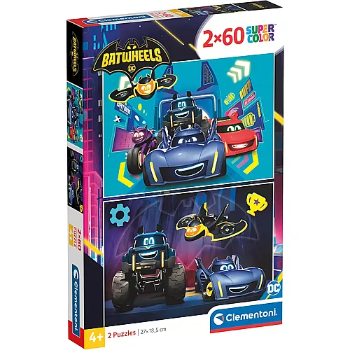 2in1 Batwheels 60Teile