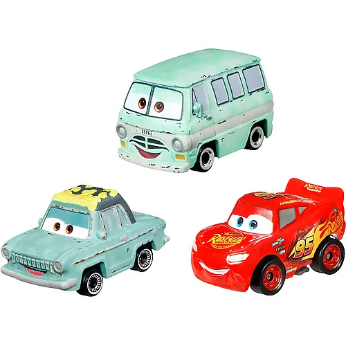 Mattel Mini Racers Disney Cars 3er-Pack Team Rusteze (MiniRacers)