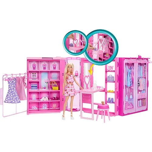 Traumkleiderschrank mit Puppe