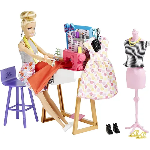 Barbie Modedesigner-Puppe mit N�hstudio