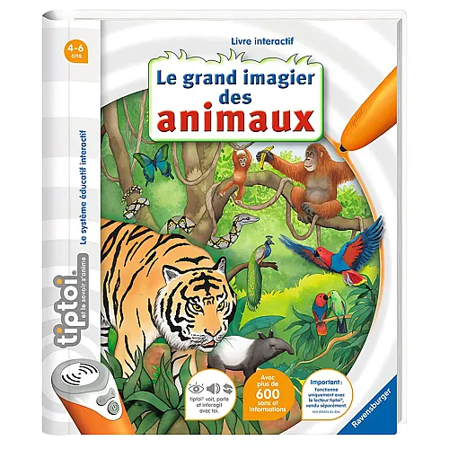Le grand imagier des animaux FR