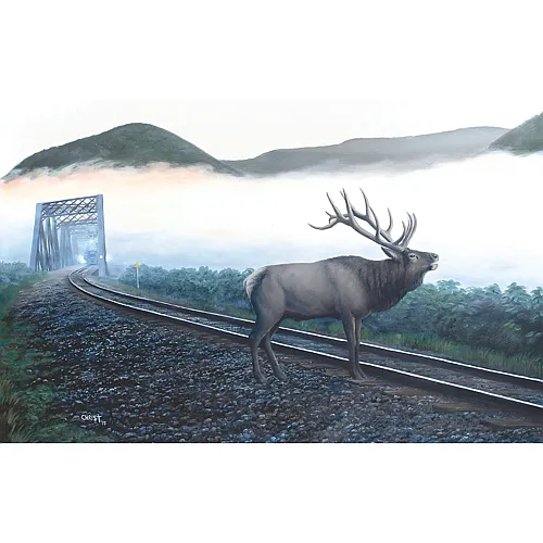 SunsOut Puzzle Dan Christ Elk Tracks - 550 Teile