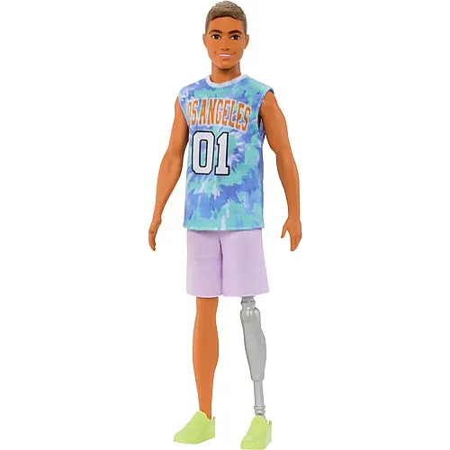 Ken mit Trikot und Beinprothese