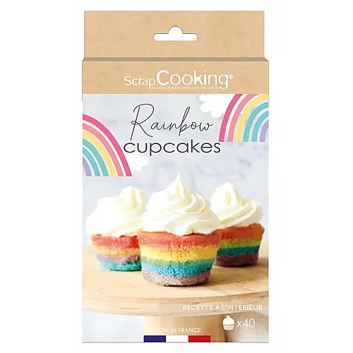 ScrapCooking Regenbogen Cupcakes Kit