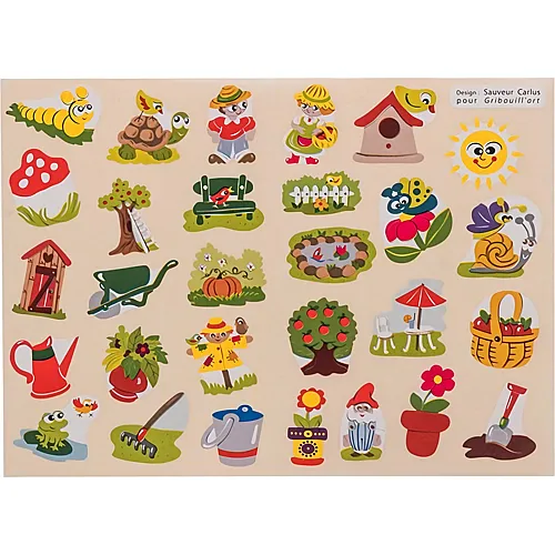 Cleopatre 120 Stickers - Garten