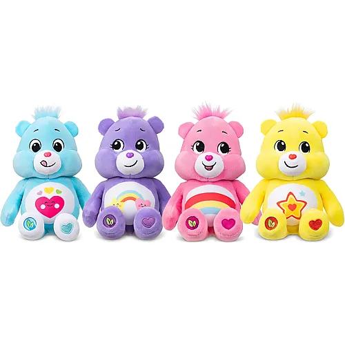 Basic Fun Care Bears Gl�cksb�rchis Schatzkiste: Set mit 4 Beanies