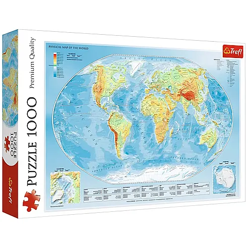 Trefl Puzzle Weltkarte (1000Teile)