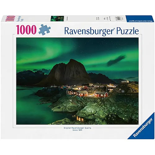 Ravensburger Puzzle Aurora Borealis Norwegen, Nordlichter �ber Hamnoy (1000Teile)