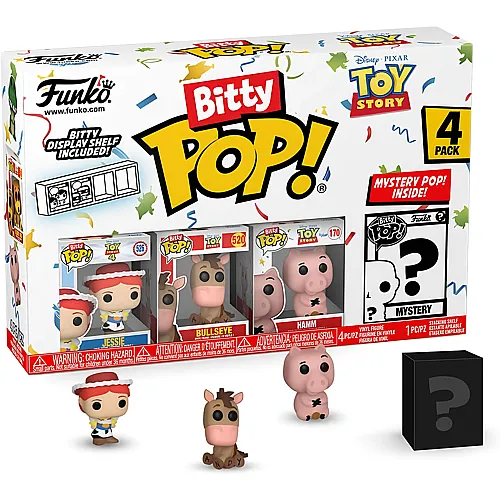 Toy Story - Jessie, Bullseye, Hamm und Mystery 4Teile