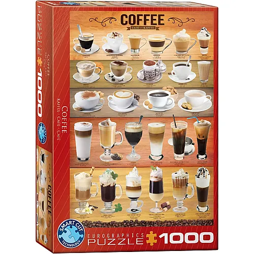 Eurographics Puzzle Kaffee - 1000 Teile